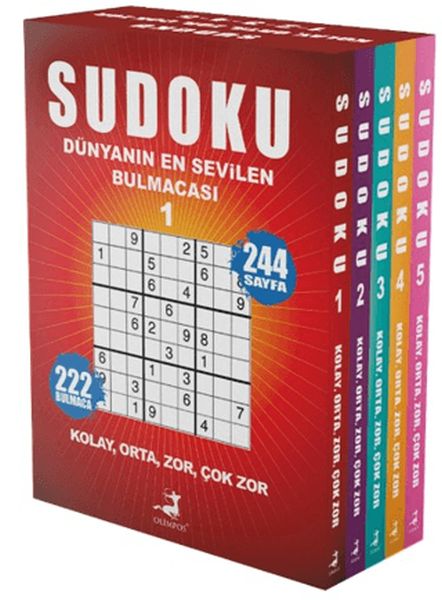 Sudoku 5 Kitap Set