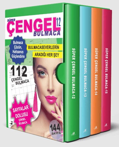 Süper Çengel Bulmaca 4 Kitap Kutulu Set