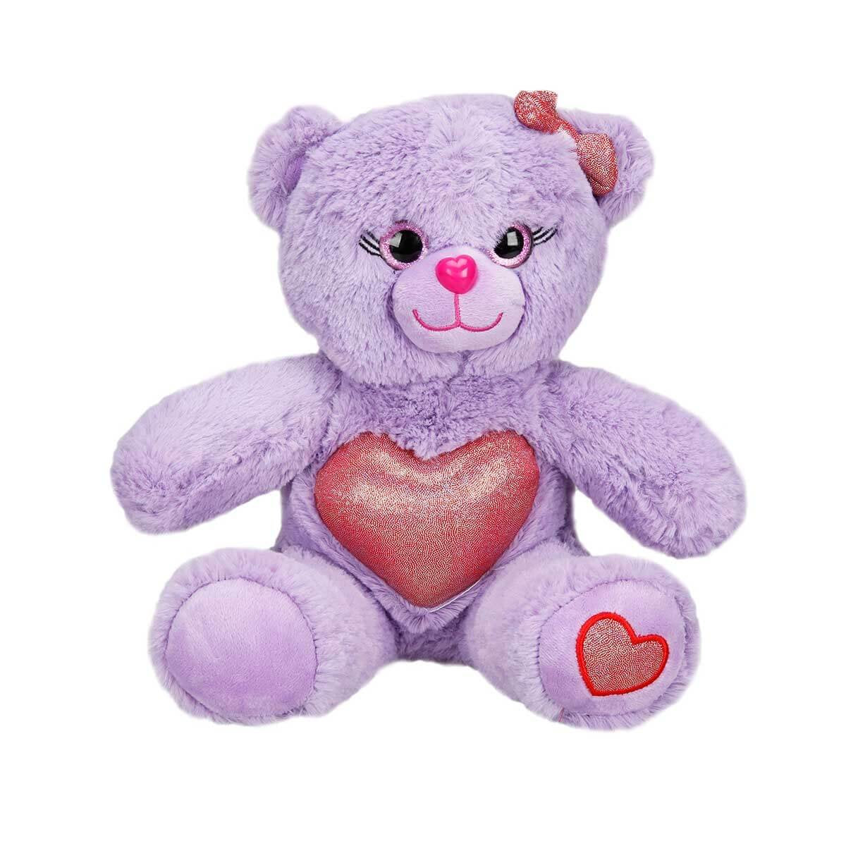 Colorful Plush Bear 26 cm.-zoom-2