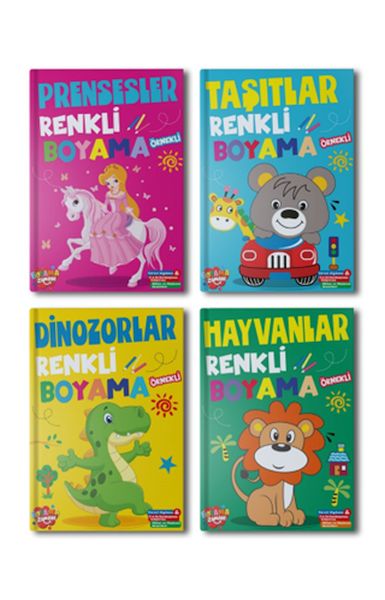Renkli Boyama 10 set+1 Set (44 Kitap)-zoom-