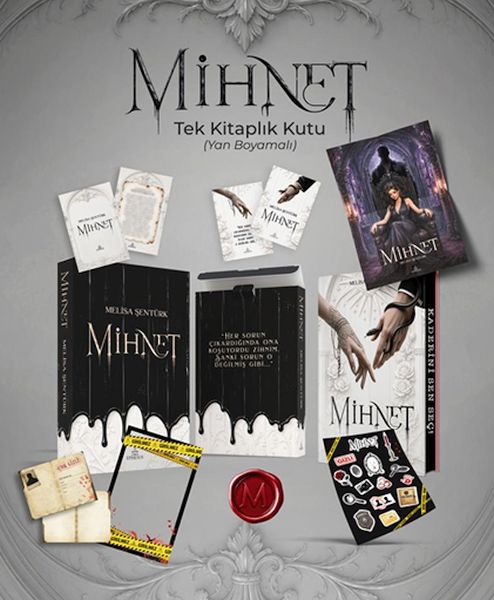 Mihnet – Yan Boyamalı Tek Kitaplık Kutu