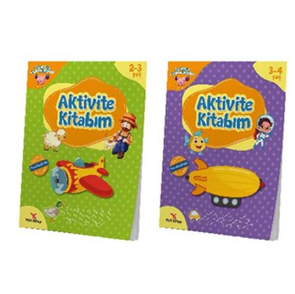 2-4 Yaş Aktivite Kitabım Evde Etkinlik Seti-zoom-