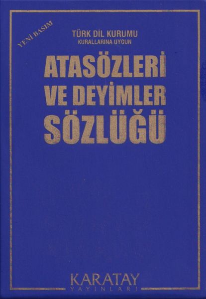 Atasözleri ve Deyimler Sözlüğü (Plastik Kapak)-zoom-