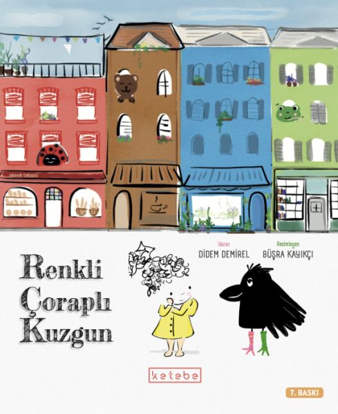 Renkli Çoraplı Kuzgun-zoom-