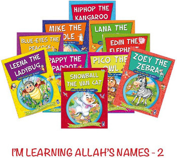 Allahın İsimlerini Öğreniyorum - 2 (10 Kitap Set)-zoom-