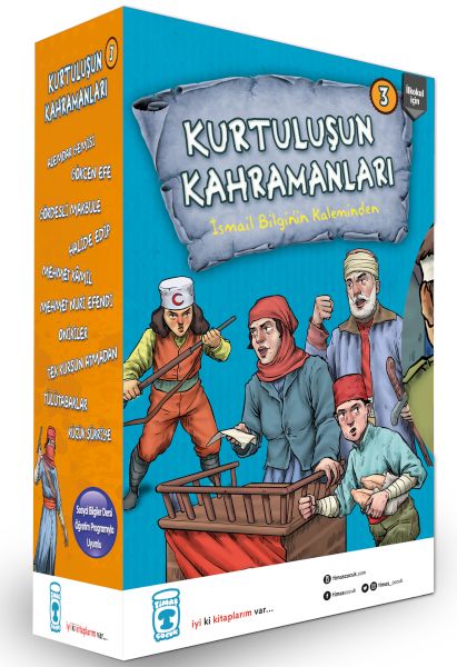 Kurtuluşun Kahramanları 3 Seti (10 Kitap Takım)-zoom-
