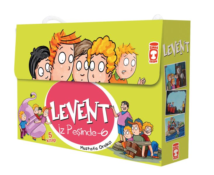 Levent İz Peşinde - 06 Set (5 Kitap Takım)-zoom-