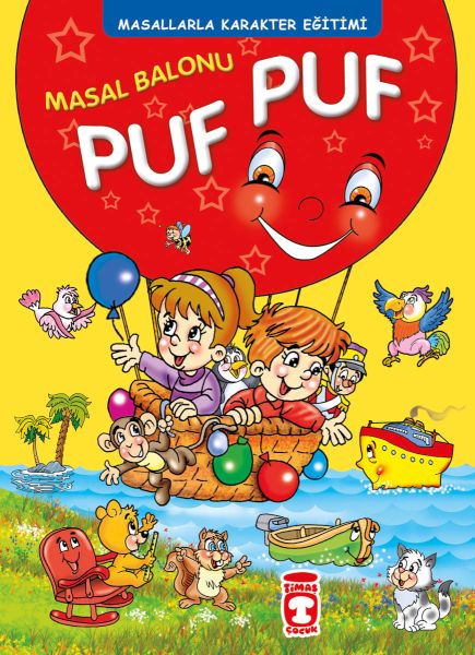 Masal Balonu Puf Puf -  Masallarla Karakter Eğitimi (Fleksi Cilt)-zoom-