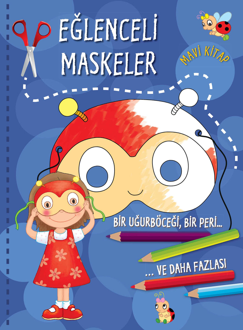 Eğlenceli Maskeler (Mavi Kitap)-zoom-