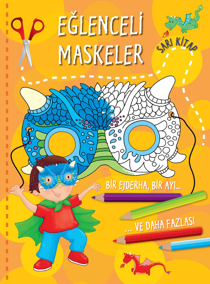 Eğlenceli Maskeler (Sarı Kitap)-zoom-