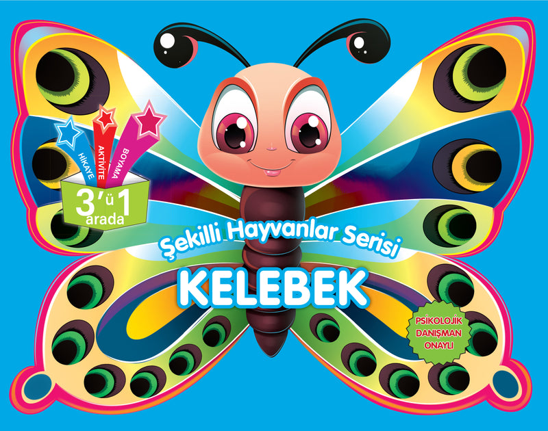 Şekilli Hayvanlar Serisi - Kelebek-zoom-