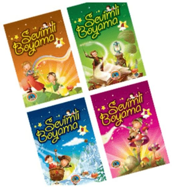 Sevimli Boyama (4 Kitap Takım)-zoom-