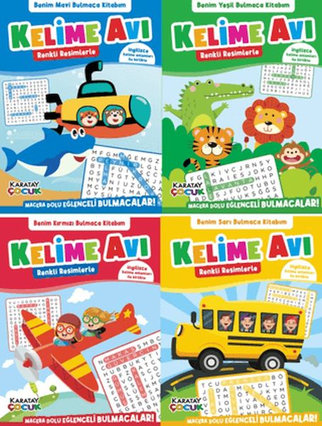 Kelime Avı - Bulmaca Kitabım - 4'lü Seri-zoom-