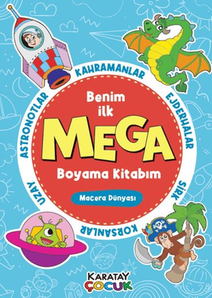 Mega Boyama Kitabım - Macera Dünyası-zoom-