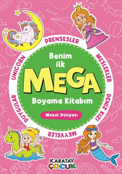 Mega Boyama Kitabım - Masal Dünyası