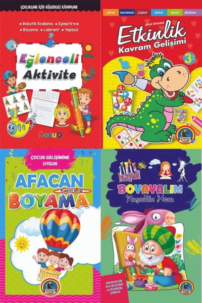 500 Aktivite Serisi (4 Kitap Takım)-zoom-