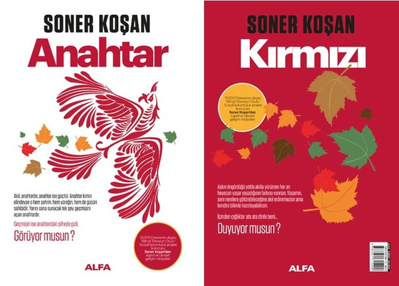 Kırmızı - Anahtar (Çift Taraflı Kitap)-zoom-