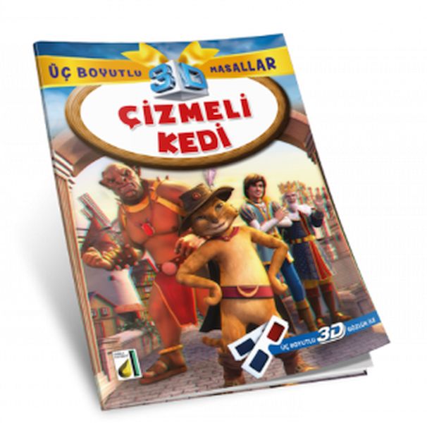 Üç Boyutlu Masallar - Çizmeli Kedi (3D Gözlük ile)-zoom-
