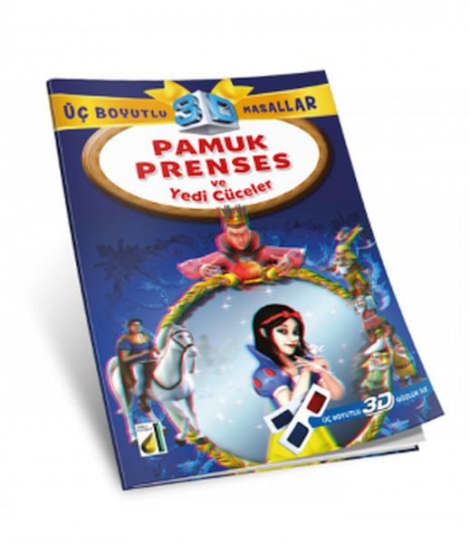 Üç Boyutlu Masallar - Pamuk Prenses ve Yedi Cüceler (3D Gözlük ile)-zoom-
