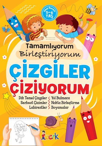 Çizgiler Çiziyorum - Tamamlıyorum Birleştiriyorum-zoom-
