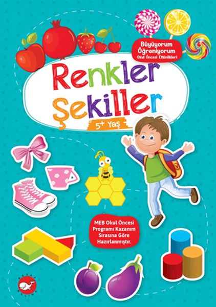 Büyüyorum Öğreniyorum Okul Öncesi Etkinlikleri - Renkler Şekiller 5+Yaş-zoom-