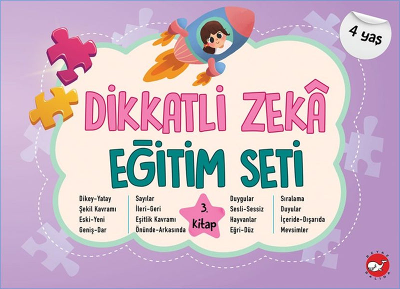 Dikkatli Zekâ Eğitim Seti 3. Kitap (4 Yaş)-zoom-