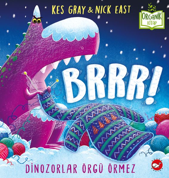 Brrr! Dinozorlar Örgü Örmez - Organik Kitaplar-zoom-
