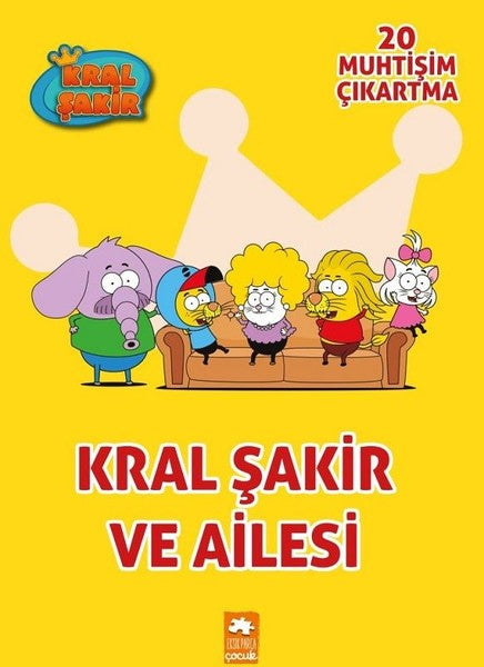 Kral Şakir ve Ailesi - Çıkartmalı Boyama Kitabı-zoom-