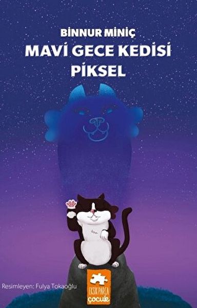 Mavi Gece Kedisi Piksel-zoom-