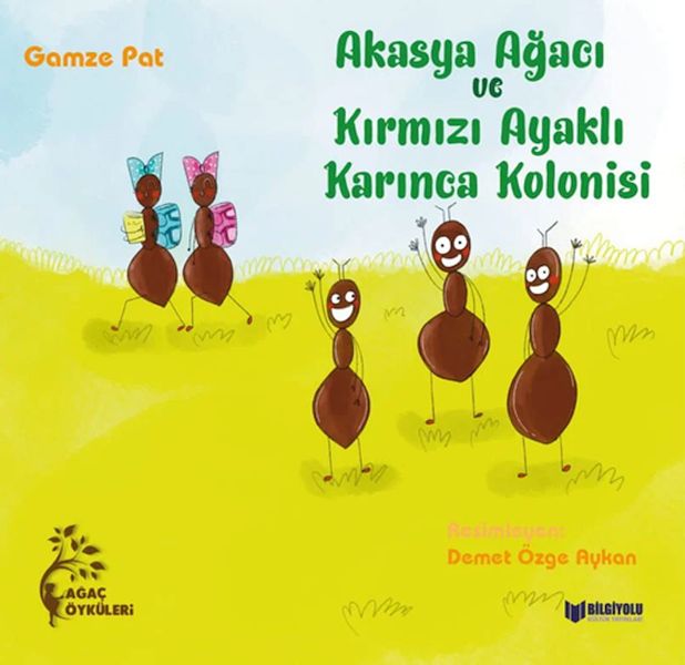 Akasya Ağacı Ve Kırmızı Ayaklı Karınca Kolonisi-zoom-
