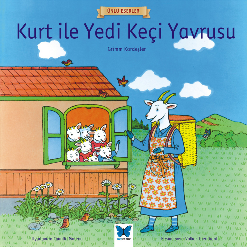 Kurt ile Yedi Keçi Yavrusu - Ünlü Eserler Serisi-zoom-