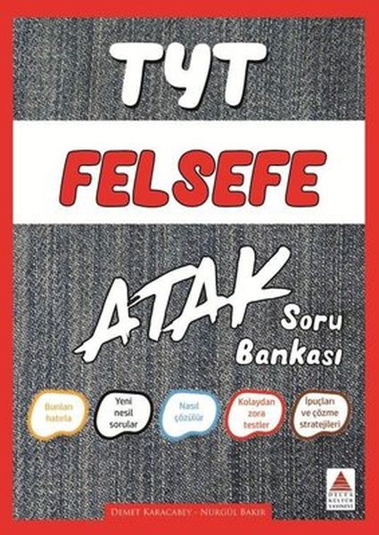 Delta TYT Felsefe Atak Soru Bankası (Yeni)-zoom-