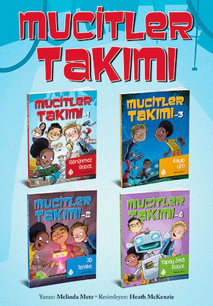 Mucitler Takımı Seti (4 Kitap)-zoom-