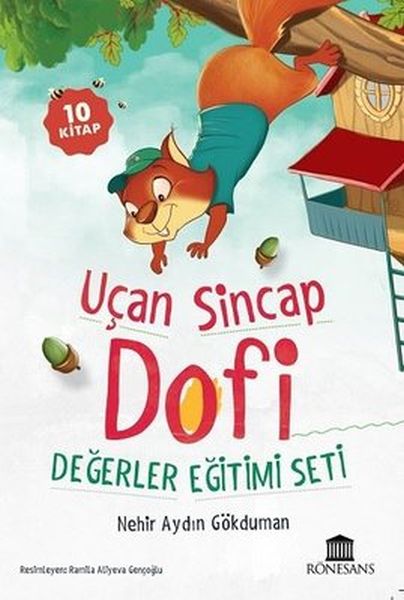 Uçan Sincap Dofi Değerler Eğitimi Seti - 10 Kitap Takım-zoom-