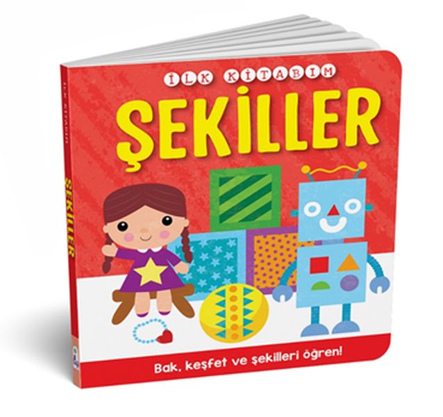 İlk Kitabım - Şekiller (Ciltli)-zoom-
