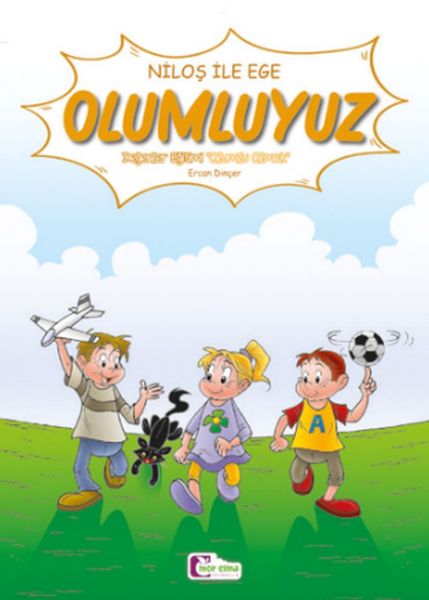 Niloş İle Ege - Olumluyuz 35*50 Kuşe Kağıt -Renkli Hikaye-zoom-