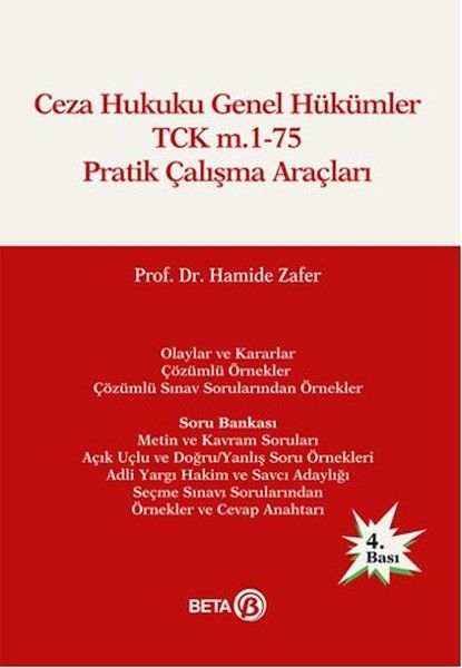 Ceza Hukuku Genel Hükümler TCK m.1-75 Pratik Çalışma Araçları-zoom-
