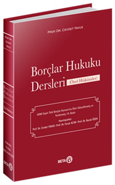 Borçlar Hukuku Dersleri  (Özel Hükümler)-zoom-