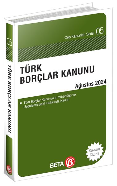 Türk Borçlar Kanunu - Eylül 2024-zoom-