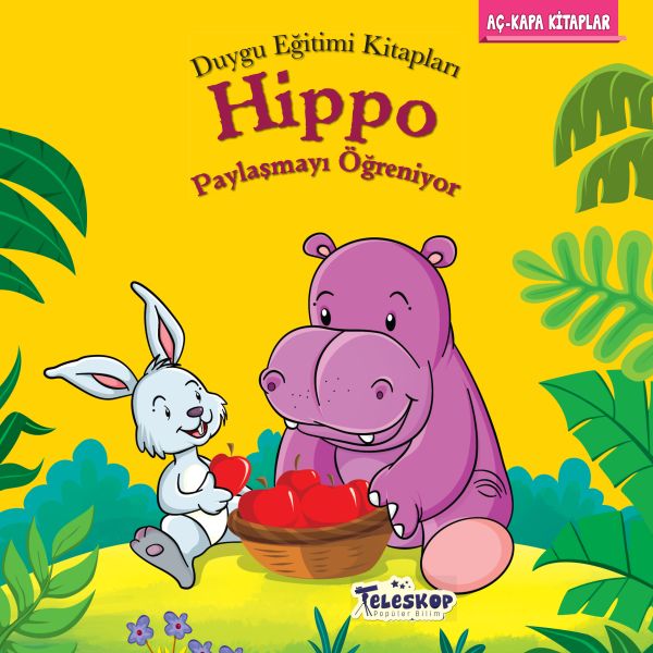 Hippo Paylaşmayı Öğreniyor - Duygu Eğitim Kitapları-zoom-