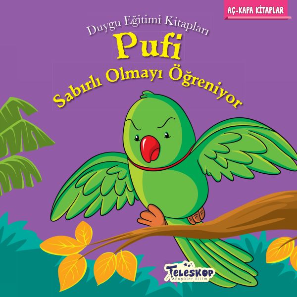 Pufi Sabırlı Olmayı Öğreniyor - Duygu Eğitim Kitapları-zoom-
