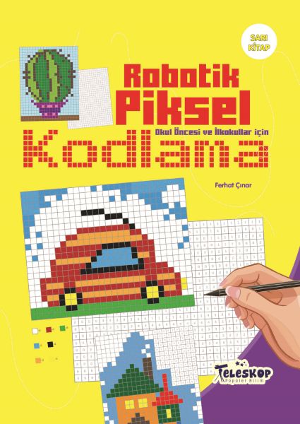 Robotik Piksel Kodlama Sarı Kitap-zoom-