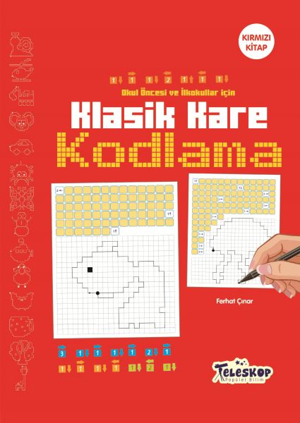 Klasik Kare Kodlama Kırmızı Kitap-zoom-