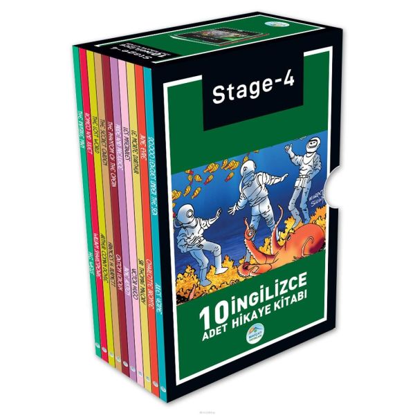 Stage 4 İngilizce Hikaye Seti - 10 Kitap Takım-zoom-
