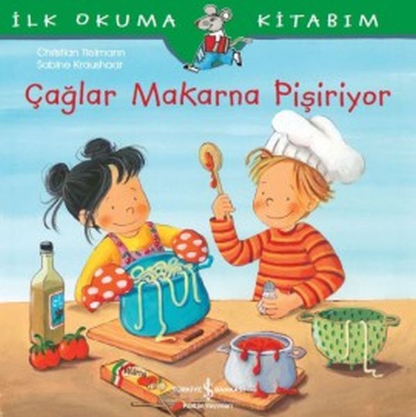 İlk Okuma Kitabım - Çağlar Makarna Pişiriyor-zoom-