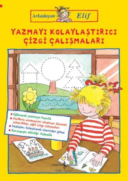 Arkadaşım Elif - Yazmayı Kolaylaştırıcı Çizgi Çalışmaları-zoom-