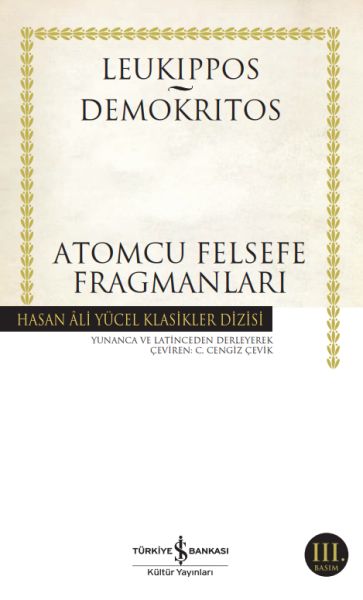 Atomcu Felsefe Fragmanları - Hasan Ali Yücel Klasikleri-zoom-