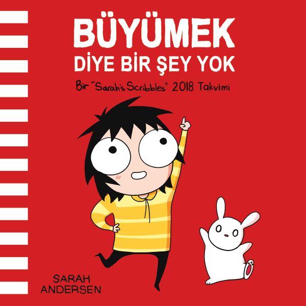 Büyümek Diye Bir Şey Yok: Sarah's Scribbles 2018 Duvar Takvimi-zoom-