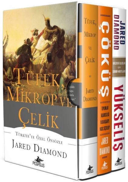 Tüfek Mikrop ve Çelik Üçlemesi - 3 Kitap Kutulu, Ciltli-zoom-