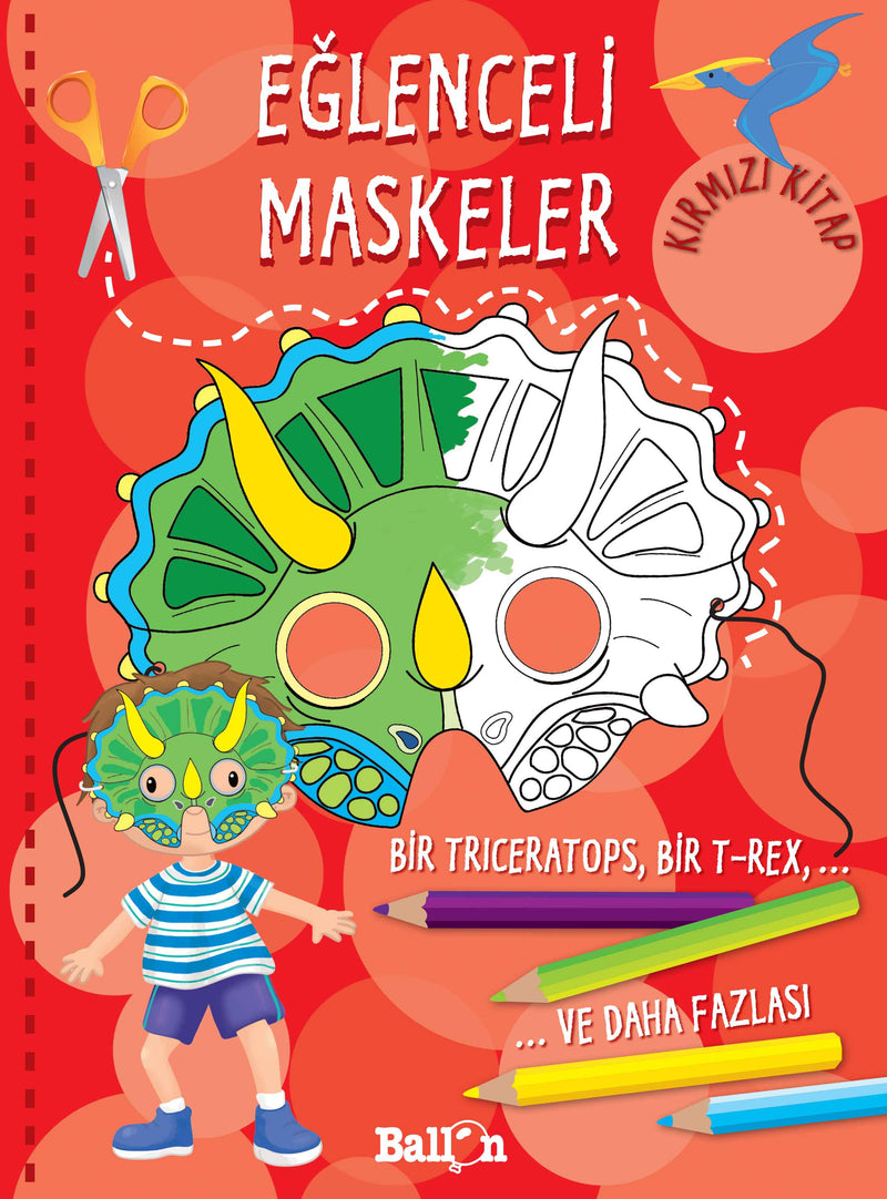 Eğlenceli Maskeler (Kırmızı Kitap)-zoom-
